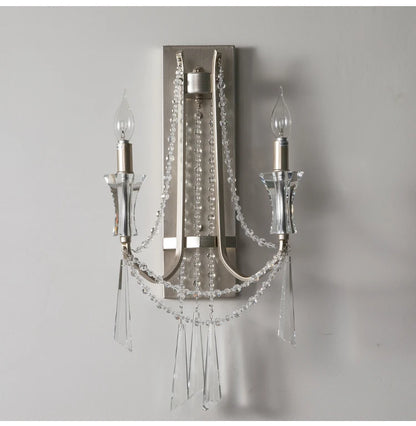 Nordic Crystal Wall Sconce - Modern Elegance
