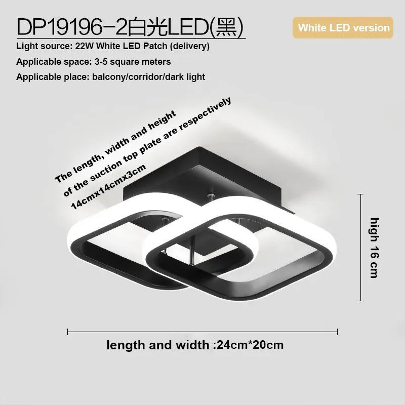 Modern Aisle Glow: Stylish Ceiling Light