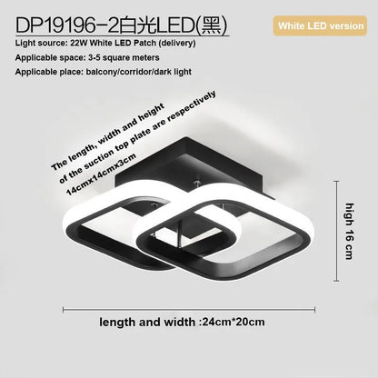 Modern Aisle Glow: Stylish Ceiling Light