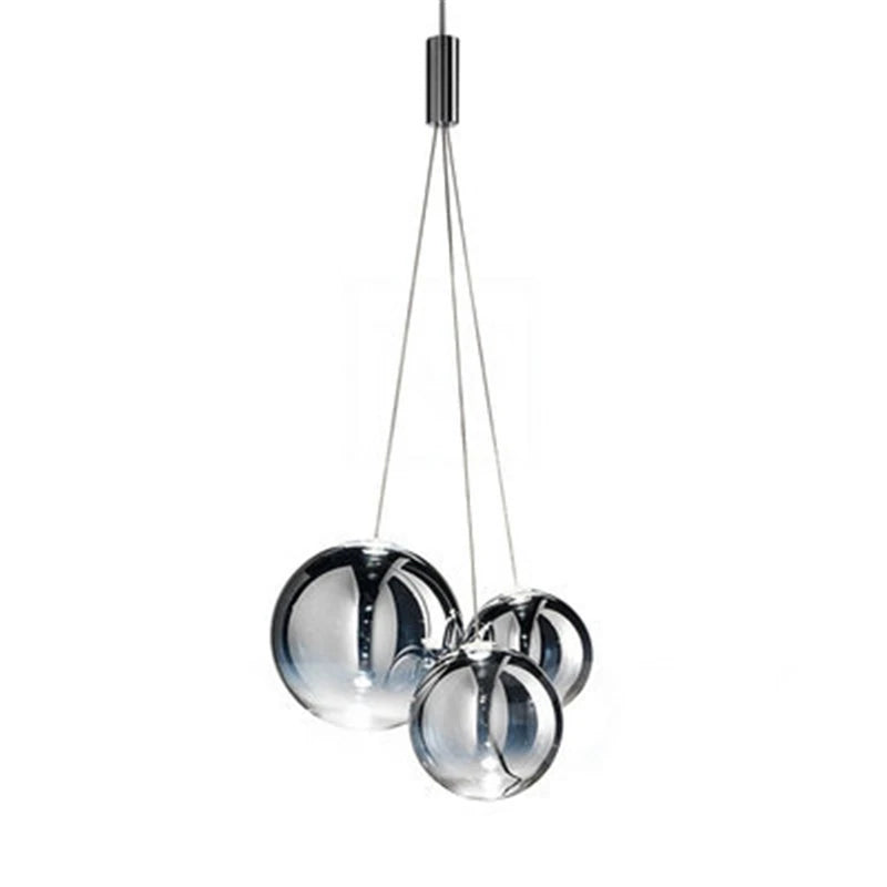 Modern Glass Ball LED Pendant Lamps Nordic Fashion Kitchen