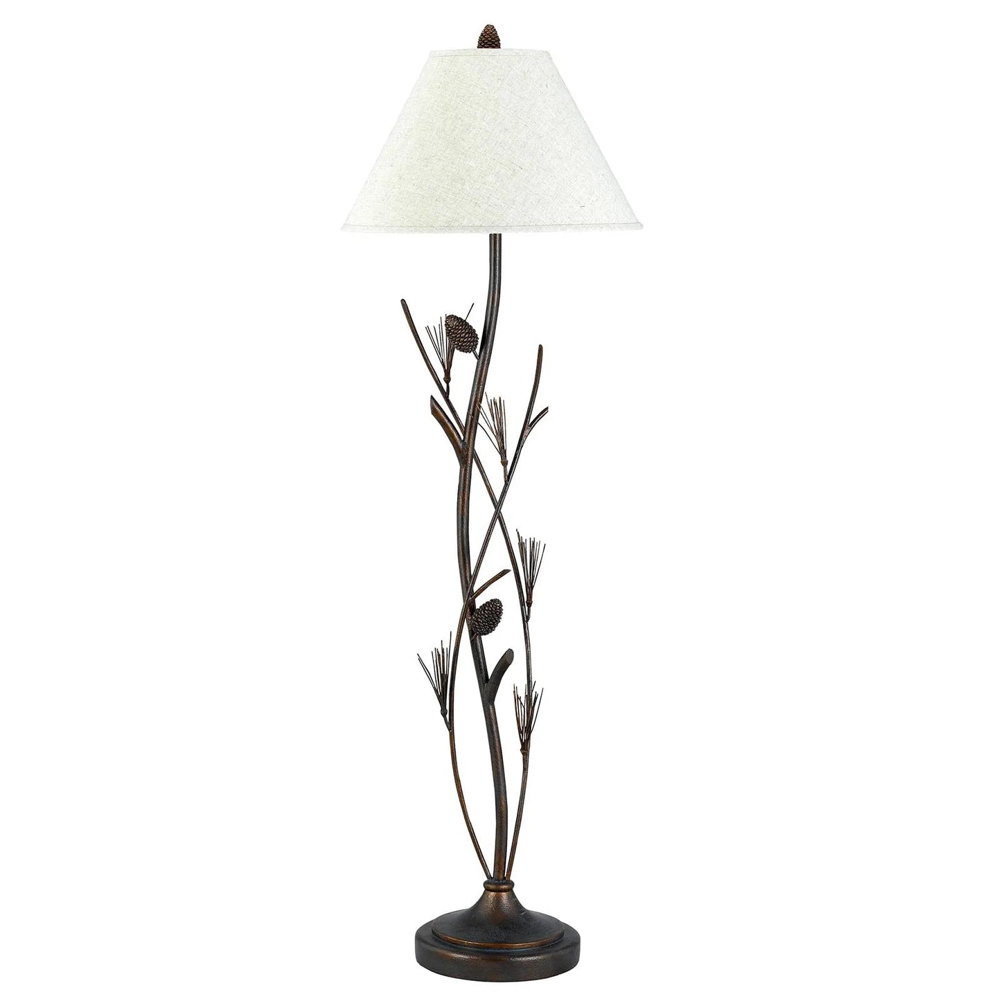 Rust Metal Floor Lamp