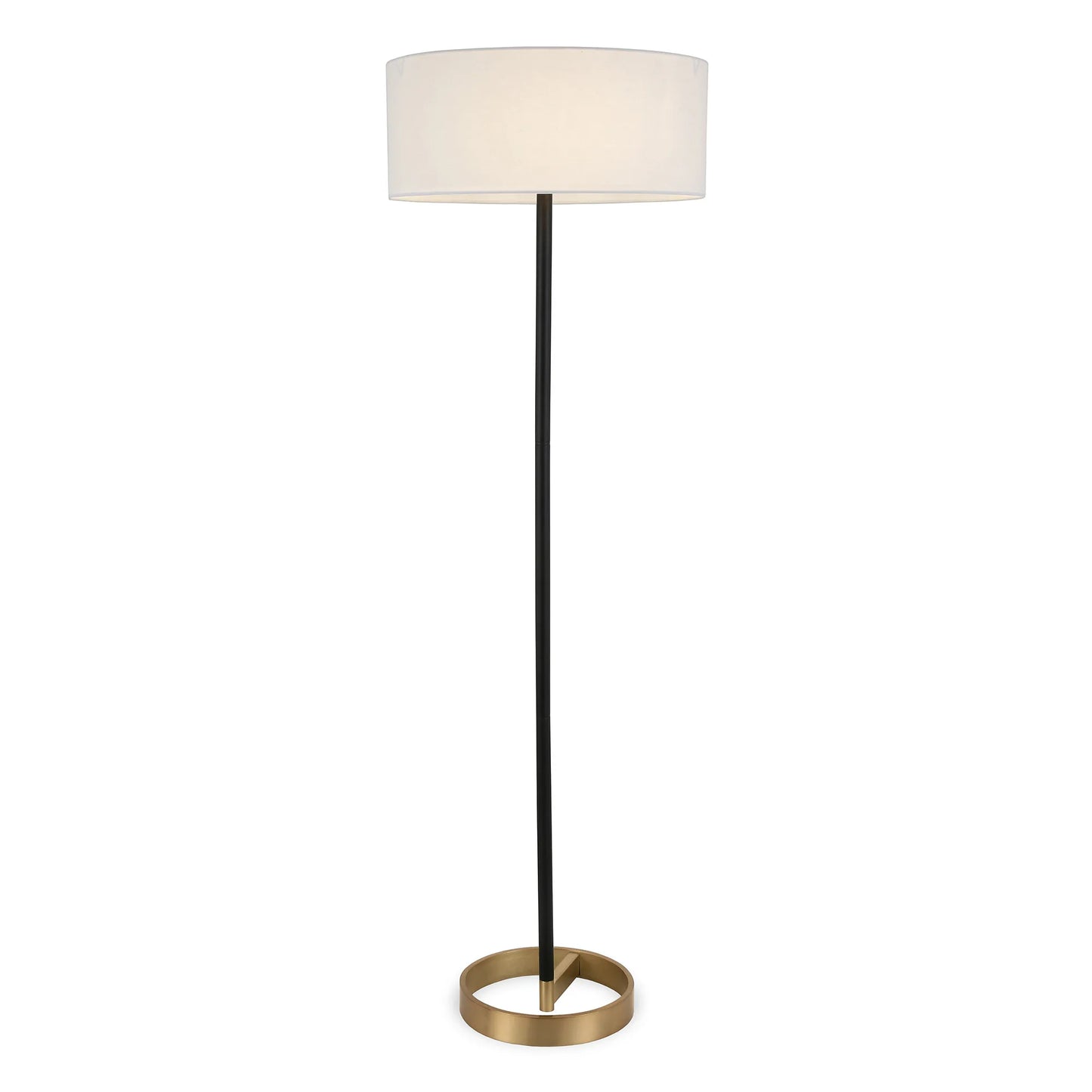 Black and White LED Floor Lamp