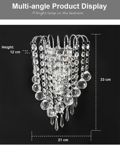 Mirror Crystal LED Wall Lights