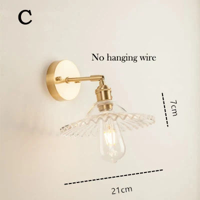 Illuminate: Elegant Glass Wall Sconce for Any Room