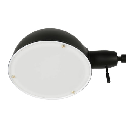 Two-Light Rattan Column Floor Lamp