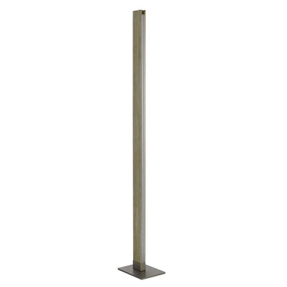 Traditional Shaped Floor Lamp with Brown LED