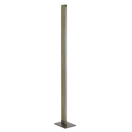 Traditional Shaped Floor Lamp with Brown LED