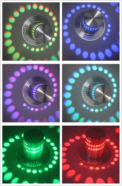 Vibrant RGB LED Art Sconce - Modern Ceiling Light