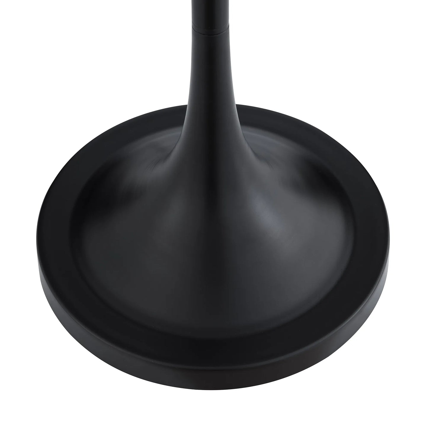 Black Floor Lamp with Stainless Steel Body