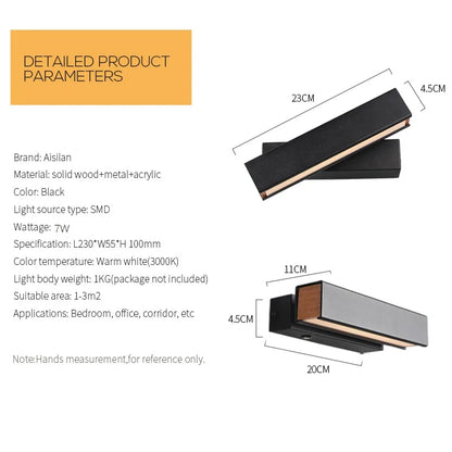 Aisilan Touch-Adjust Nordic Wall Lamp Sconce