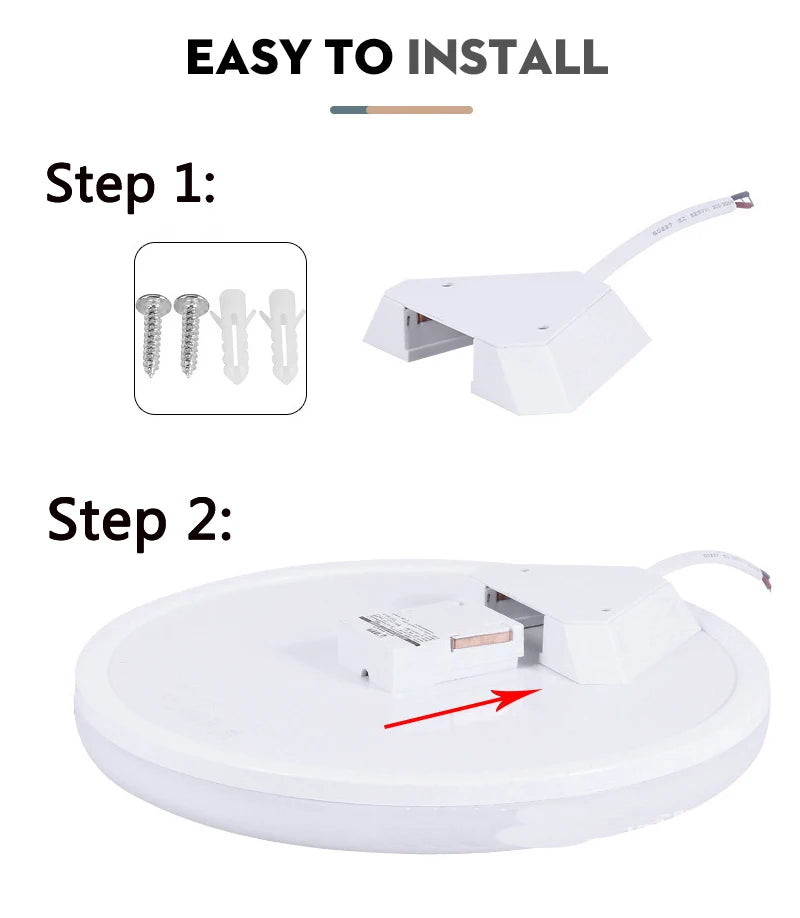 LED Ceiling Lamp 220V Ultra Thin Ceiling Lighting Fixture