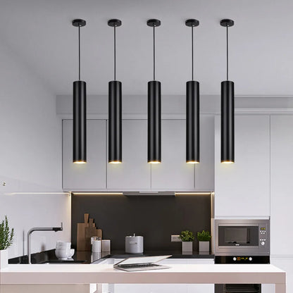 Long Tube Pendant Light