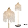Gold Crystal Tree Brass Floor Lamp