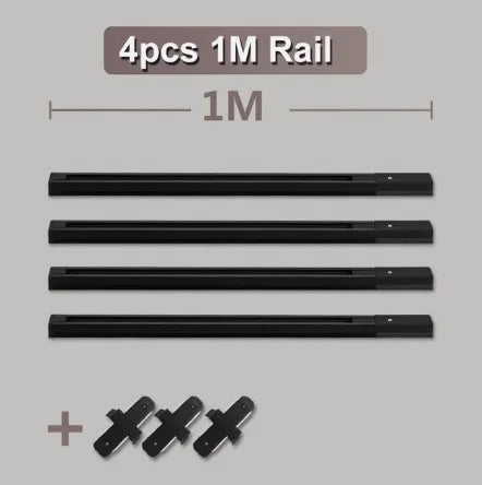AluLED Spot Track: 0.5m/1m Strip for Retail Display