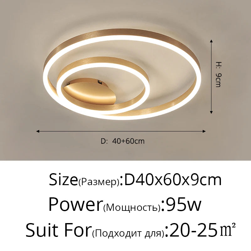 Nordic Ring LED Chandelier