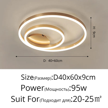Nordic Ring LED Chandelier