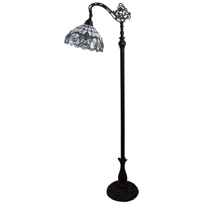 Traditional Frosted Glass Floor Lamp
