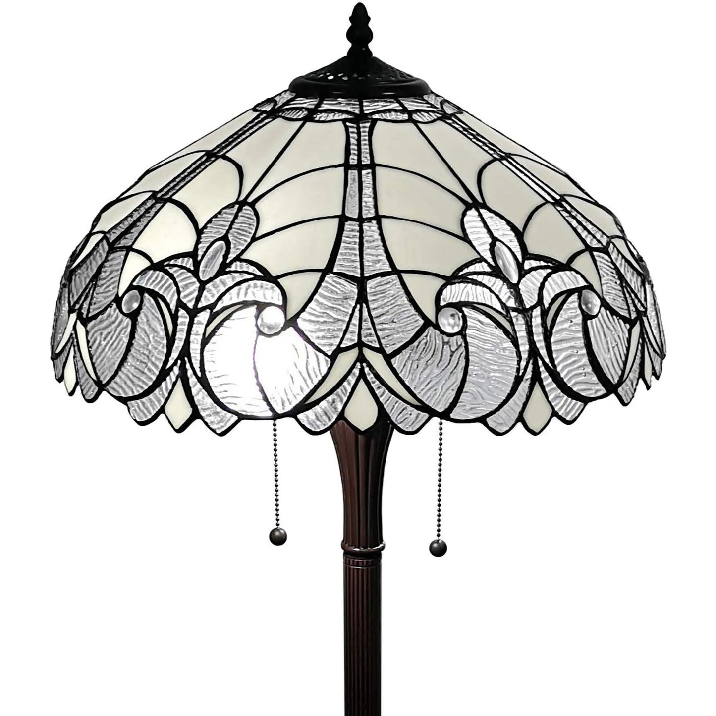 Silver LED Novelty Floor Lamp