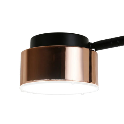 Two-Light Tree Floor Lamp with Bell Shades