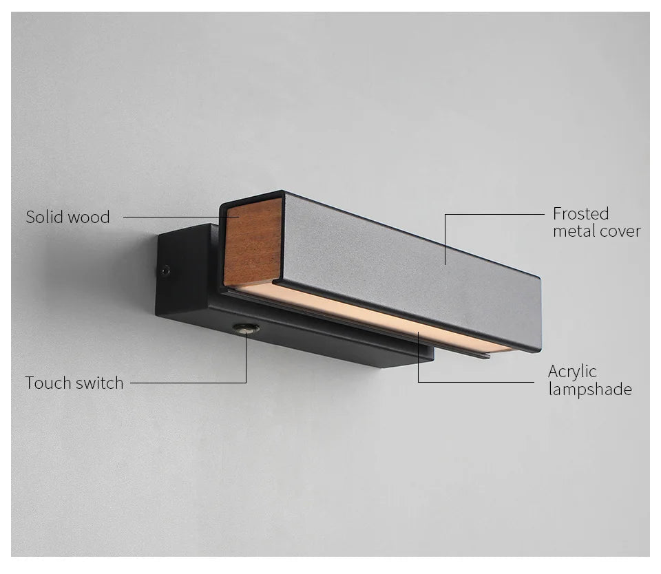 Aisilan Touch-Adjust Nordic Wall Lamp Sconce