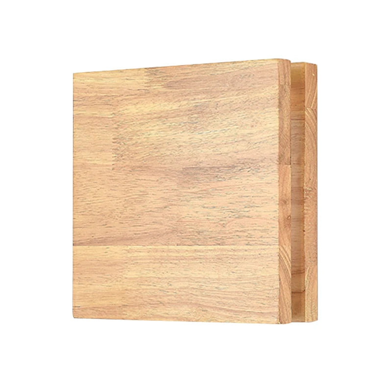 Nordic Wood Wall Sconce - Elegant Bedside Light