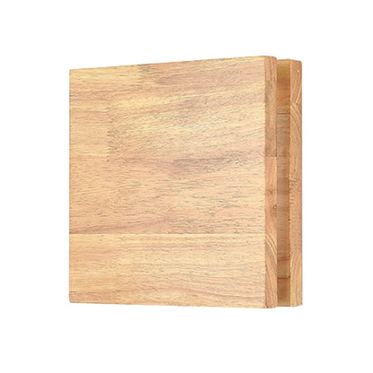 Nordic Wood Wall Sconce - Elegant Bedside Light