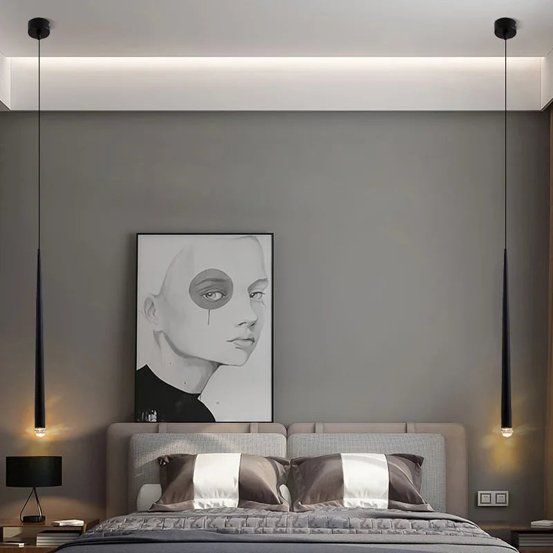 Long-Drop Bedside Pendant