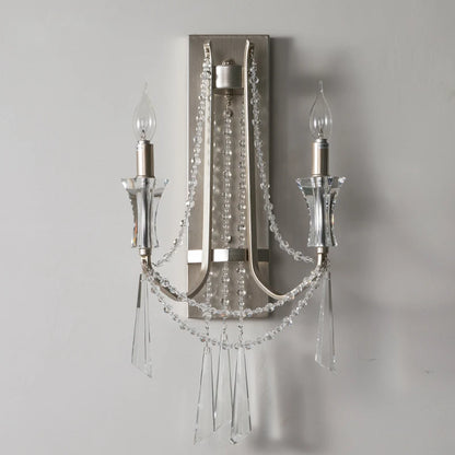 Nordic Crystal Wall Sconce - Modern Elegance