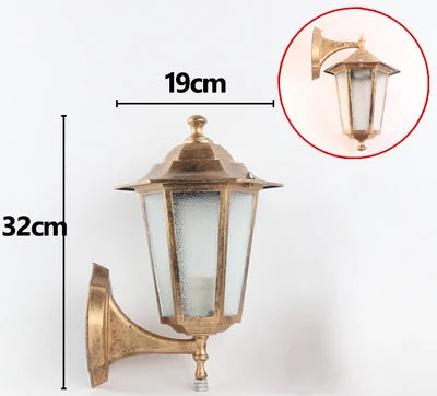 Waterproof Glass Wall Sconce - Outdoor Elegance