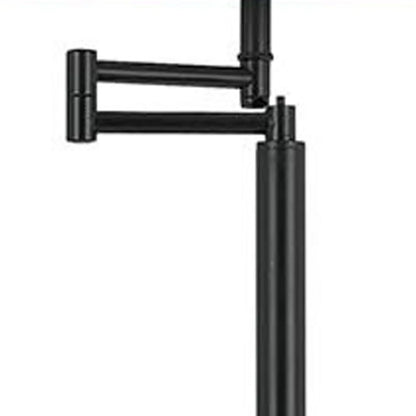 Bronze Swing Arm LED Floor Lamp