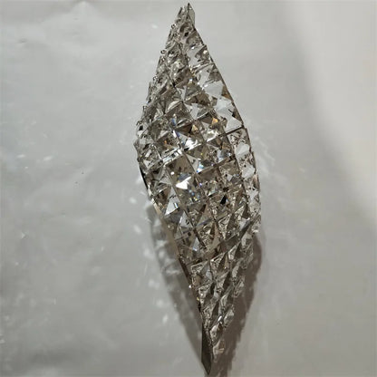 LuxGlow Modern Crystal LED Wall Sconce