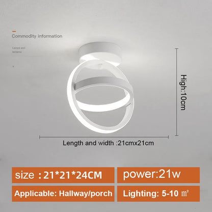 Modern Aisle Glow: Stylish Ceiling Light