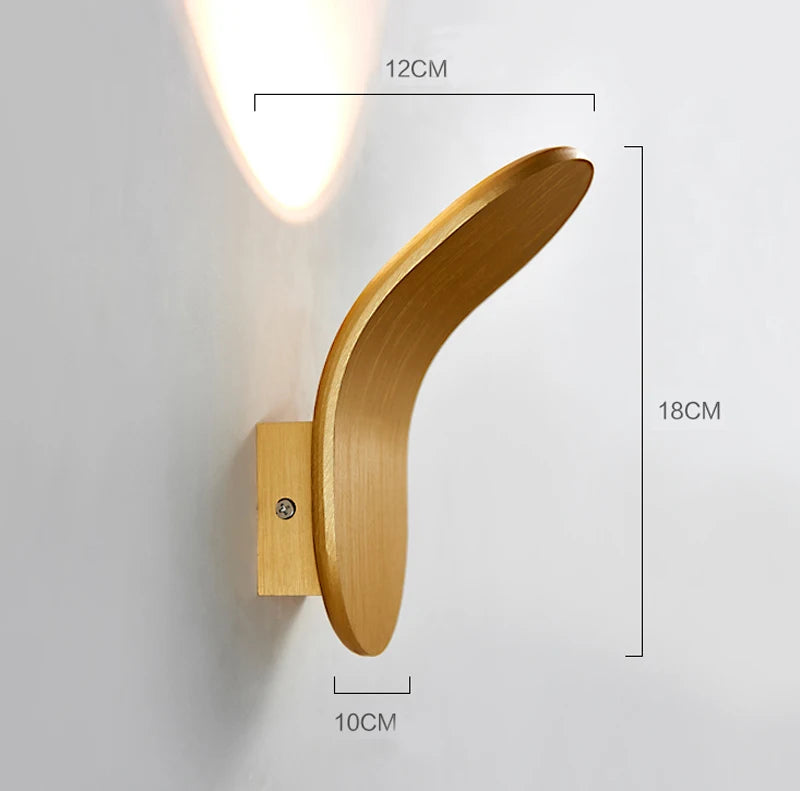 Gold Aura Minimalist Wall Sconce for Indoor Spaces