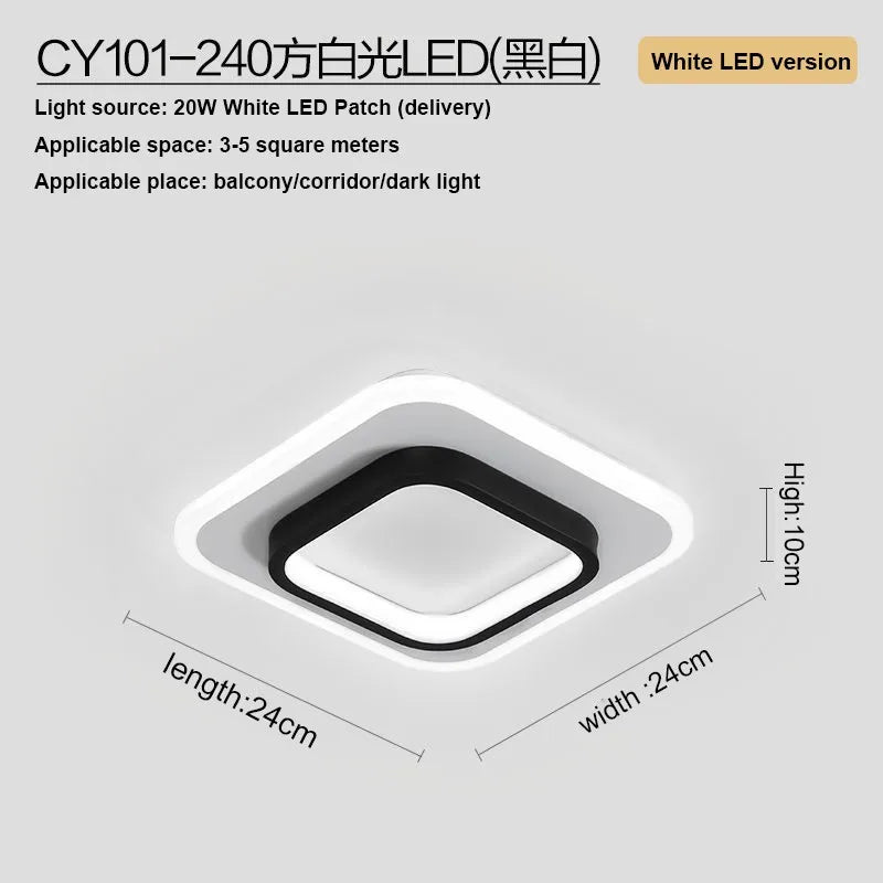 Modern Aisle Glow: Stylish Ceiling Light