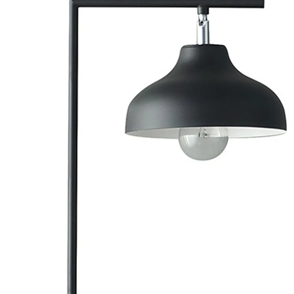Black LED Arc Floor Lamp