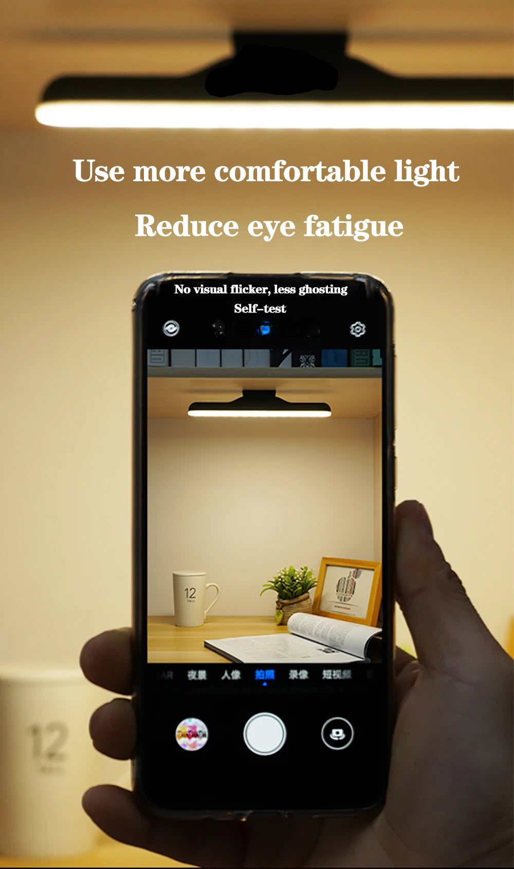 Magnetic Glow: Chargeable LED Hanging Desk Lamp