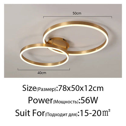 Nordic Ring LED Chandelier