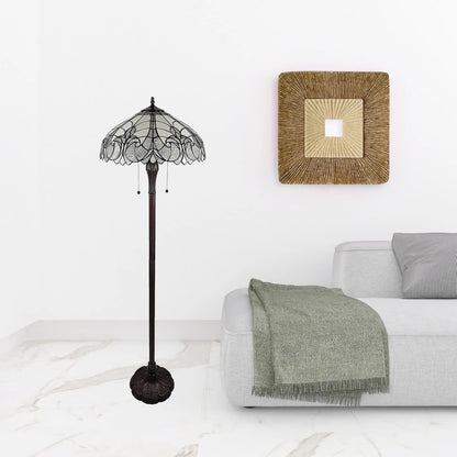 Silver LED Novelty Floor Lamp