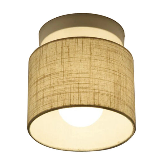 Nordic Linen LED Ceiling Lamp