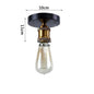 Retro Metal Semi-Flush Ceiling Light Fixture