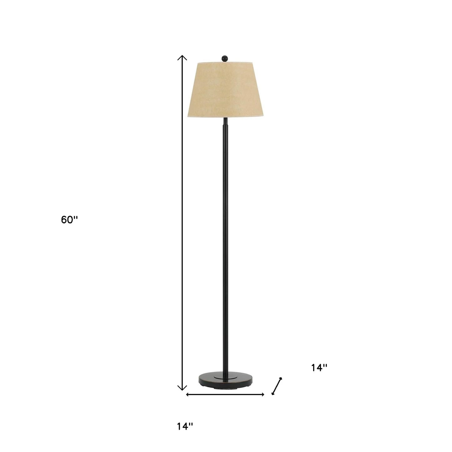 Modern Traditional Bronze Floor Lamp