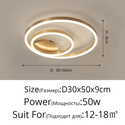 Nordic Ring LED Chandelier