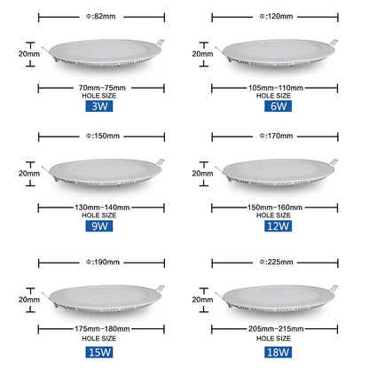 Heetech Ultrathin Round Panel Light