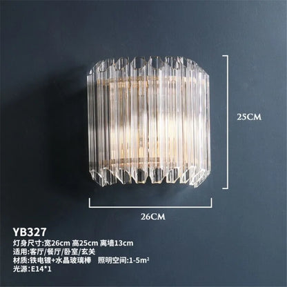 Deco Crystal Wall Lamps