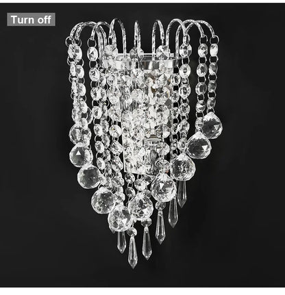 Mirror Crystal LED Wall Lights