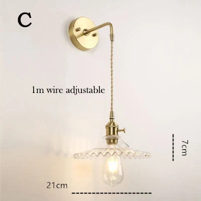 Illuminate: Elegant Glass Wall Sconce for Any Room