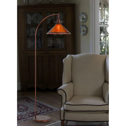 Traditional Rust Floor Lamp with Empire Shade