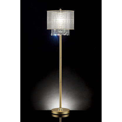 Gold White Novelty Floor Lamp