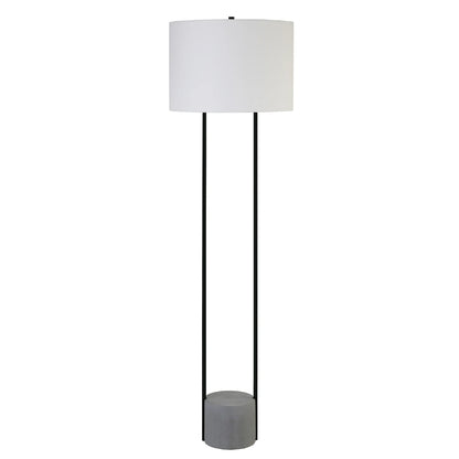 Black Column LED Floor Lamp