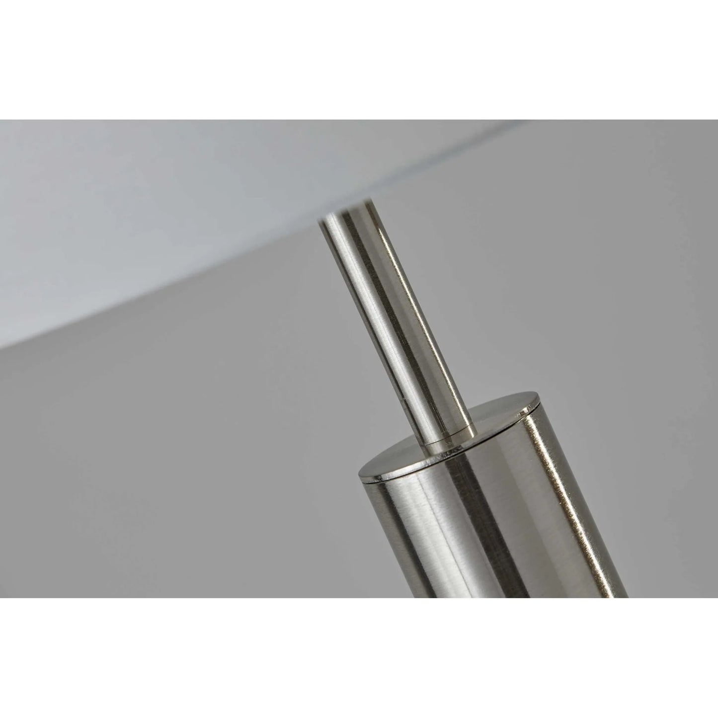 Contemporary Silver Aluminum Floor Lamp